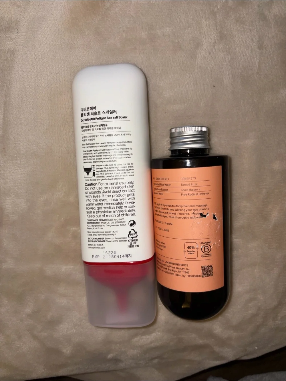 Prose & Dr.ForHair new unused